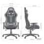 Крісло VR Racer Dexter Slag чорний-синій 546479