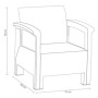 Комплект садовой мебли California Balkony Set HK-950-White