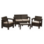Комплект садових меблів Toscana Double Seat Set HK-955-Grey