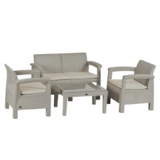 Комплект садових меблів Toscana Double Seat Set HK-955-Grey