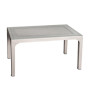 Стіл HM-725 Pamukkale Rattan Masa 80*140 со стеклом  Grey