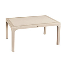 Стіл HM-735 Wood Masa Camlı 90*150 со стеклом Beige