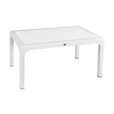 Стіл HM-735 Wood Masa Camlı 90*150 со стеклом  White