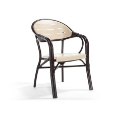 Кресло NOVUSSI Bamboo из высококачественного пластика NVS002 brown