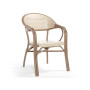 Кресло NOVUSSI Bamboo из высококачественного пластика NVS002 cappuccino-brown