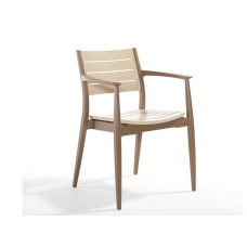 Кресло NOVUSSI REGNUM из высококачественного пластика NVS005 cappuccino-brown