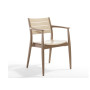 Кресло NOVUSSI REGNUM из высококачественного пластика NVS005 cappuccino-brown