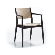 Кресло NOVUSSI SEGINUS из высококачественного пластика NVS006 cappuccino-brown