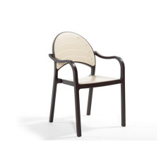 Кресло NOVUSSI Senza из высококачественного пластика NVS004 brown