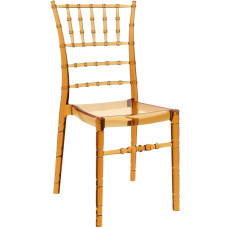 Стул банкетный, свадебный Siesta 071 Chiavari Amber Transparent