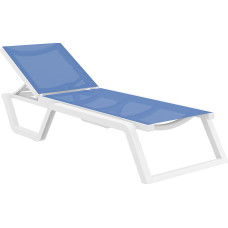 Шезлонг Rio від Турецького виробника Siesta 082 White-Blue