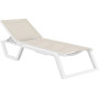 Шезлонг Rio від Турецького виробника Siesta 082 White-Taupe