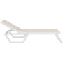 Шезлонг Rio від Турецького виробника Siesta 082 White-Taupe