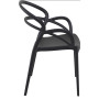 Кресло Siesta (Mila armchair), арт. 085 Mila Black