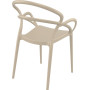 Кресло Siesta (Mila armchair), арт.085 Mila Taupe