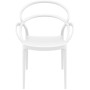 Кресло Siesta (Mila armchair), арт. 085 Mila White