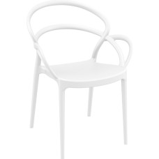 Кресло Siesta (Mila armchair), арт. 085 Mila White