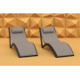 Шезлонг-хвиля Siesta (Slim sunlounger), 087 Slim Black