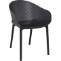 Кресло перфорированное Siesta (Sky armchair), арт. 102 Sky Black