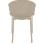 Кресло перфорированное Siesta (Sky armchair), арт. 102 Sky Taupe