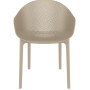 Кресло перфорированное Siesta (Sky armchair), арт. 102 Sky Taupe