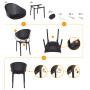 Кресло перфорированное Siesta (Sky armchair), арт.  102 Sky Dark Grey
