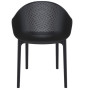Кресло перфорированное Siesta (Sky armchair), арт. 102 Sky Black