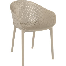 Кресло перфорированное Siesta (Sky armchair), арт. 102 Sky Taupe