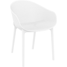 Кресло перфорированное Siesta (Sky armchair), арт. 102 Sky White