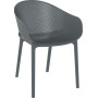Кресло перфорированное Siesta (Sky armchair), арт.  102 Sky Dark Grey
