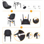 Кресло перфорированное Siesta (Sky armchair), арт. 103 Sky Lounge  White