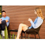 Кресло перфорированное Siesta (Sky armchair), арт. 103 Sky Lounge  White