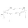 Столик кофейный Siesta (Sky lounge table), арт. 104 Black