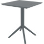 Стол Siesta складной 60*60  (Sky folding table), арт. 114 Dark Grey
