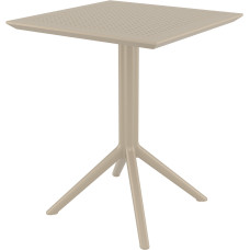 Стол Siesta складной 60*60  (Sky folding table), арт. 114 Taupe