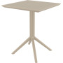 Стол Siesta складной 60*60  (Sky folding table), арт. 114 Taupe