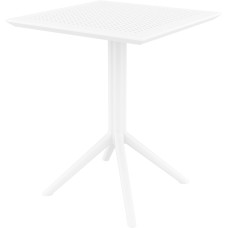 Стол Siesta складной 60*60 белый (Sky folding table), арт. 114 White
