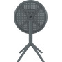 Стіл Siesta складаний 121 Sky Gray  Ø60