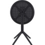 Стіл Siesta складаний  121 Sky Black Ø60