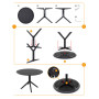 Стол Siesta 124 Sky Table Ø105 Beige
