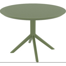 Стол Siesta 124 Sky Table Ø105 Olive Green