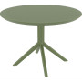 Стол Siesta 124 Sky Table Ø105 Olive Green