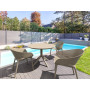 Стол Siesta 124 Sky Table Ø105 Beige