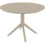 Стол Siesta 124 Sky Table Ø105 Beige