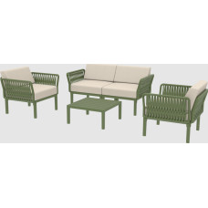 Комплект садовой мебели Siesta, Portofino Lounge153 Olive Green