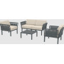 Комплект садовой мебели Siesta, Portofino Lounge153 Dark Grey