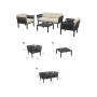 Комплект садовой мебели Siesta, Portofino Lounge153 Black