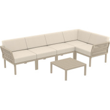 Комплект угловой садовой мебели Siesta, Portofino Lounge154 Taupe