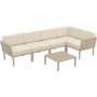 Комплект угловой садовой мебели Siesta, Portofino Lounge154 Taupe