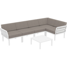 Комплект угловой садовой мебели Siesta, Portofino Lounge 154 White